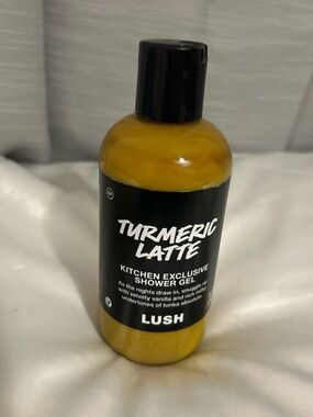Lush TURMERIC LATTE SHOWER GEL 8.4oz NEW! KITCHEN Exclusive